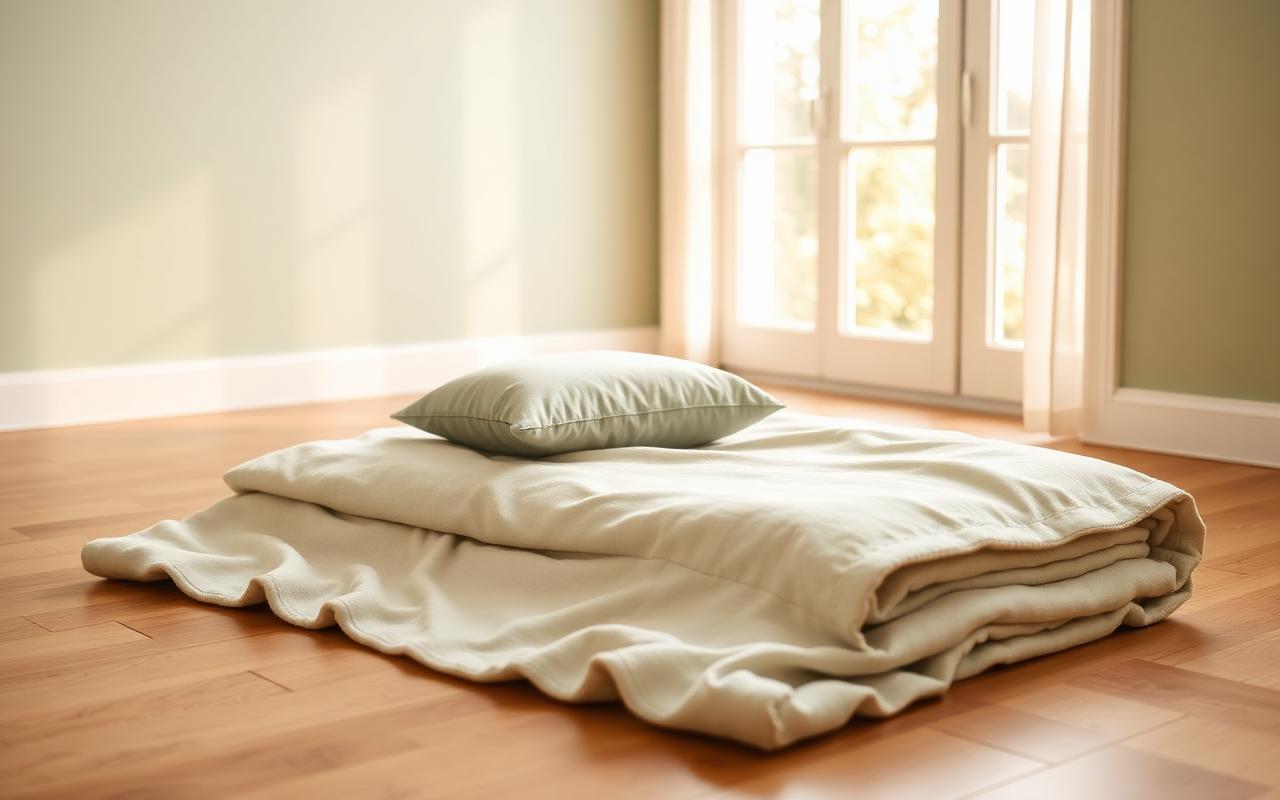 Vorbereiteter Raum für Breathwork